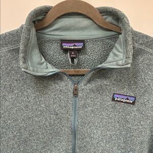 Patagonia Women’s Full-Zip Better Sweater in Sage Green- Size XL